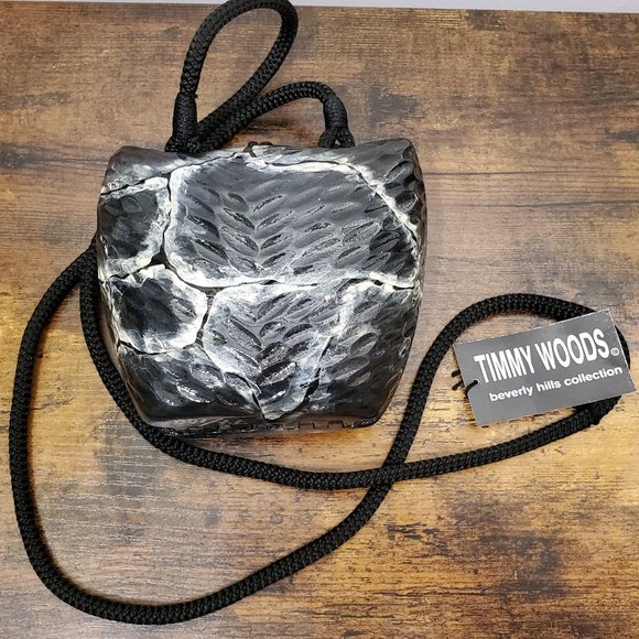 Timmy Woods Black and Silver Cat Bag - Picture 2 of 5